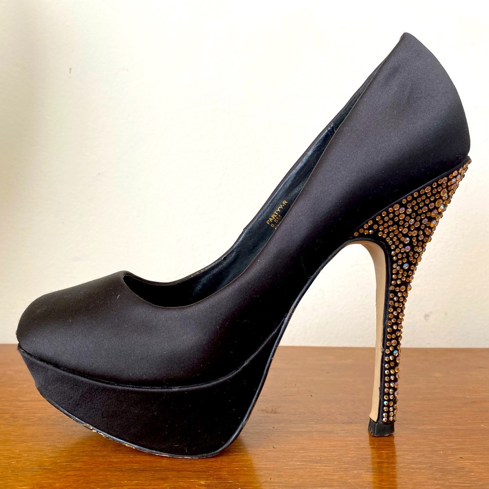 Aldo Rhinestone Studded Heels